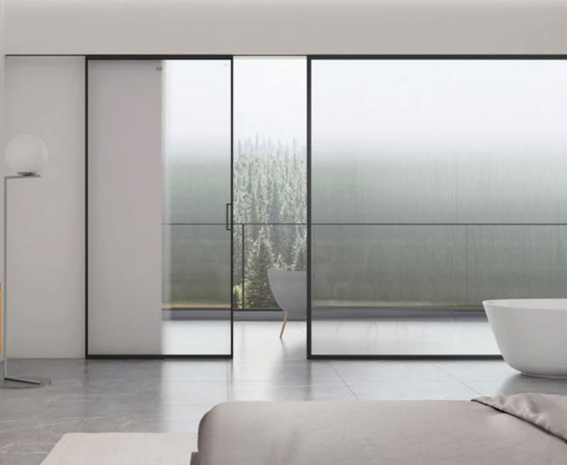 Large Narrow Frame Aluminum Lift And Sliding Doors